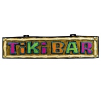 Affiche de bar hawaïen Tiki Bar