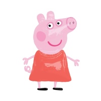 Ballon géant Peppa Pig 121 x 91 cm - Anagram