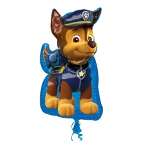 Paw Patrol XL Chase Silhouette Ballon 78 x 58 cm - Anagramme