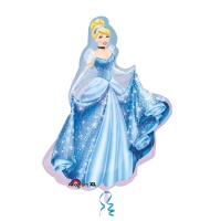 Ballon Silhouette XL de la Princesse Cendrillon 84 x 71 cm - Anagram