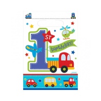 Sachets de premier anniversaire Chuc Chuc - 8 pcs.