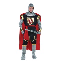 Costume de chevalier croisé courageux pour hommes