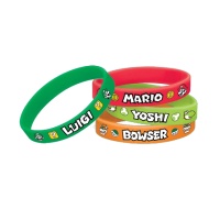 Bracelets Super Mario - 6 pièces