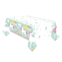 Nappe licorne rose - 1,37 x 2,43 m