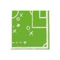 Serviettes tactiques de Football 16,5 x 16,5 cm - 20 pcs.