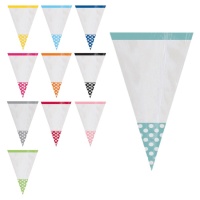 Sachets coniques pour bonbons - 10 pcs.