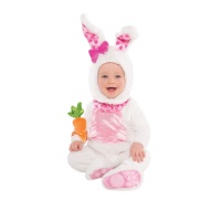 Costume de bébé lapin blanc