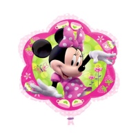 Ballon fleurs Minnie 38 x 35 cm - Anagramme