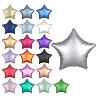 Ballon Satin Star 48 cm - Anagramme - 1 unité