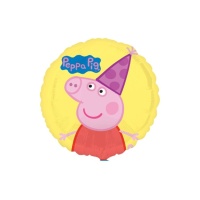 Ballon rond jaune Peppa Pig 43 cm - Anagramme