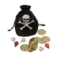 Sac de pirate et set de pièces