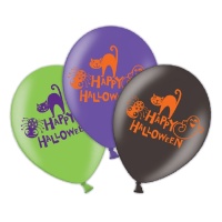 Joyeux Halloween Ballons en latex 28 cm - Sempertex - 6 pcs.