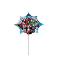 Ballon gonflable Avengers 28 x 32 cm avec tige - Anagramme