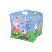 Ballon Peppa Pig Cube Orbz 38 x 38 cm - Anagramme
