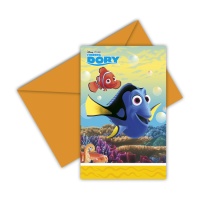 Invitations Finding Dory - 6 pcs.