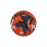 Assiettes Ninja de 18 cm - 8 pcs.