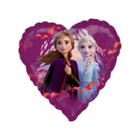 Ballon coeur Frozen II 43cm - Anagramme