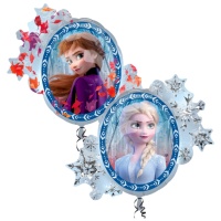 Ballon Silhouette Reine des Neiges II XL 76 x 66 cm - Anagramme