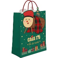 Sac cadeau 23 x 18 x 10 cm du Tió de Nadal