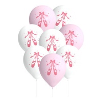 Ballons en latex Ballerina - 8 pcs.