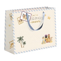Sac cadeau 35 x 28 x 15 cm des Rois Mages - 1 unité