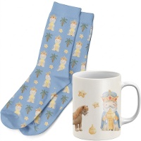 Coffret mug et chaussettes du Roi Mage Melchior
