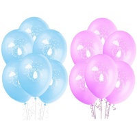 Ballons en latex pour la fête Élephant Party 30 cm - Qualatex - 8 pcs.