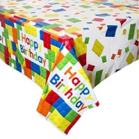 Nappe Lego Happy Birthday - 1,37 x 2,13 m