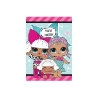 Invitations surprise LOL - 8 pièces
