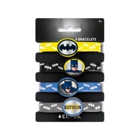 Bracelets Batman - 4 pièces