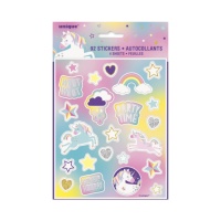 Stickers Licorne - 4 feuilles