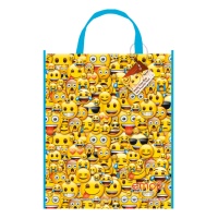 Sac cadeau Emoticônes drôles 32 x 27 cm - 1 pc.