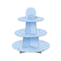 Porte-gâteaux bleu - 29,8 x 33,8 cm