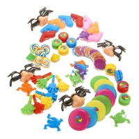 Babioles assorties pour piñatas - 64 pcs.