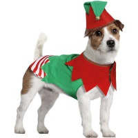Costume d'elfe de Noël pour chien