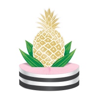 Centre de table ananas Hawaïen Tropical