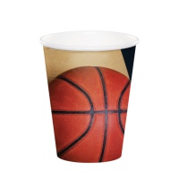 Gobelets de basket-ball 266 ml - 8 pcs.