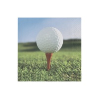 Serviettes de golf 16,5 x 16,5 cm - 18 pcs.
