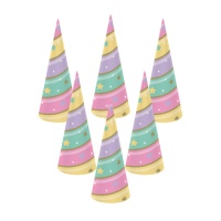 Chapeau en corne de licorne - 8 pcs.