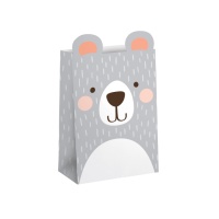 Sacs en papier Baby Bear 20 x 11 cm - 8 unités