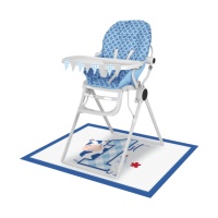 Kit chaise haute La Granja bleu - 2 unités