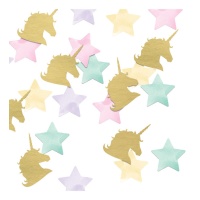 Confettis de licornes et d'étoiles 3 g