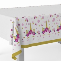 Nappe Licorne enchantée 1,80 x 1,20 m