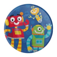 Assiettes Robot 23 cm - 8 pcs.