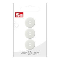 Boutons blancs avec 4 oeillets 1,8 cm - Prym - 3 pcs.