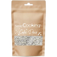 Sprinkles Étoiles et boules d'argent 55 g - Scrapcooking