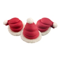 Sucre pour le chapeau du Père Noël 2,6 x 3,5 cm - Dekora - 72 pcs.