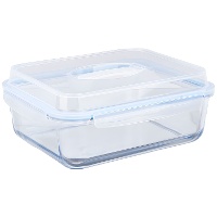 Tupper de 4,8 L en borosilicate hermétique avec poignées