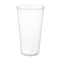 Verres à cocktail en plastique transparent de 480 ml - 4 pièces.