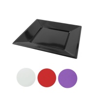 Assiettes carrées de 17 cm - Maxi Products - 6 unités